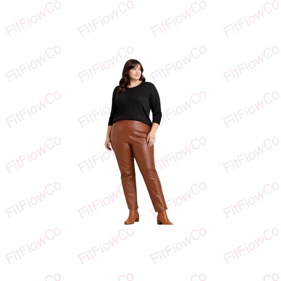 Morgan Taylor Pants - Morgan Taylor Faux Leather Leggings 3X | Women’s Plus Size | NWT